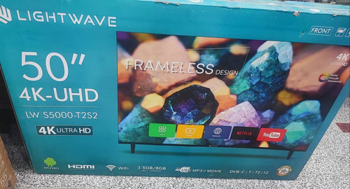 تلویزیون 50 اینج لایت ویو مدل LWS5000-T2S2 اسمارت